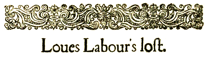 Love's Labour's Lost