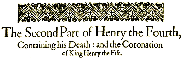 William Shakespeare - Kral Henry IV, İkinci Kısım