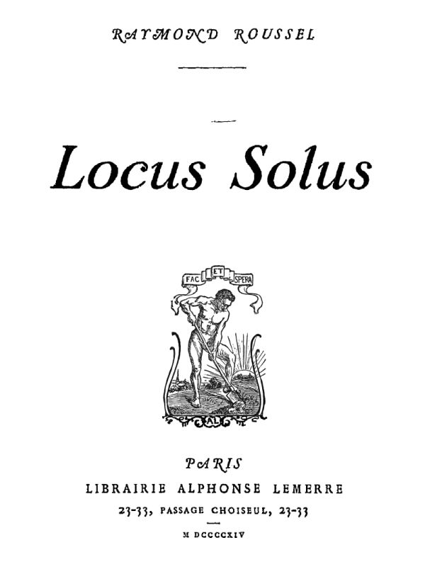 Locus Solus Locus Solus