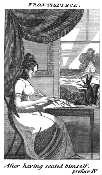 FRONTISPIECE FRONTISPIECE: After having seated himself. preface IV.