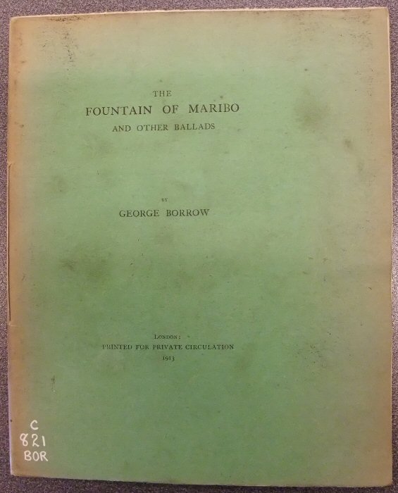 Maribo Çeşmesi ve Diğer Baladlar