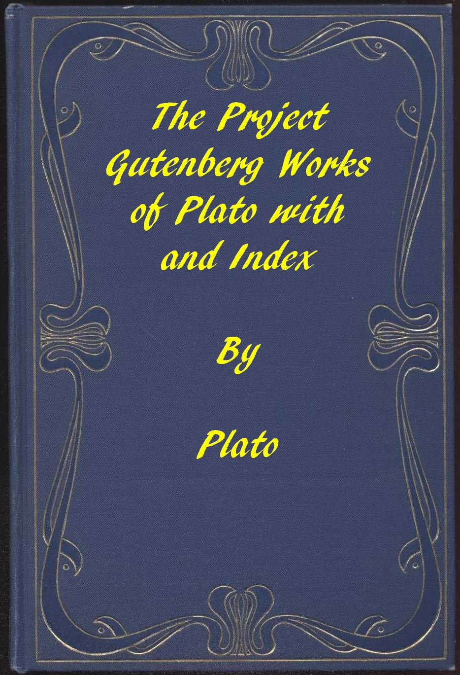 Platonun Proje Gutenberg Eserleri: Bir İndeks