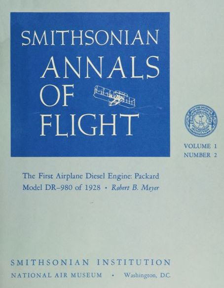 The First Airplane Diesel Engine: Packard Model DR-980 of 1928 The First Airplane Diesel Engine: Packard Model DR-980 of 1928