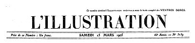 L'Illustration, No. 3239, 25 Mars 1905 L'Illustration, No. 3239, 25 Mars 1905
