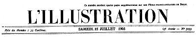 L'Illustration, No. 3255, 15 Juillet 1905 L'Illustration, No. 3255, 15 Juillet 1905