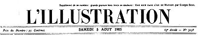 L'Illustration, No. 3258, 5 Août 1905 L'Illustration, No. 3258, 5 Août 1905