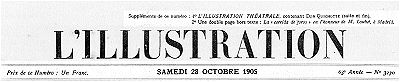 'Illüstrasyon, No. 3270, 28 Ekim 1905' 'Illüstrasyon, No. 3270, 28 Ekim 1905'