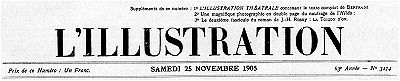 L'Illustration, No. 3274, 25 Novembre 1905 L'Illustration, No. 3274, 25 Novembre 1905