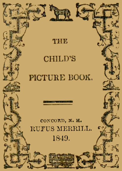 The Child's Picture Book The Child's Picture Book