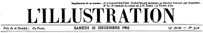 L'Illustration, No. 3278, 23 Décembre 1905 L'Illustration, No. 3278, 23 Décembre 1905