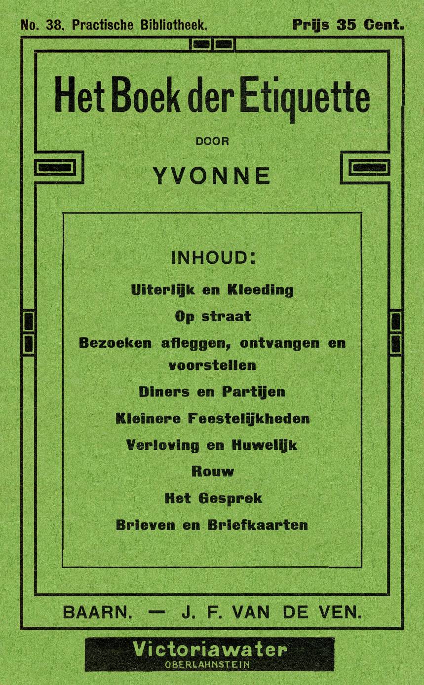 Het boek der Etiquette Het boek der Etiquette