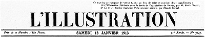 L'Illustration, No. 3647, 18 Ocak 1913