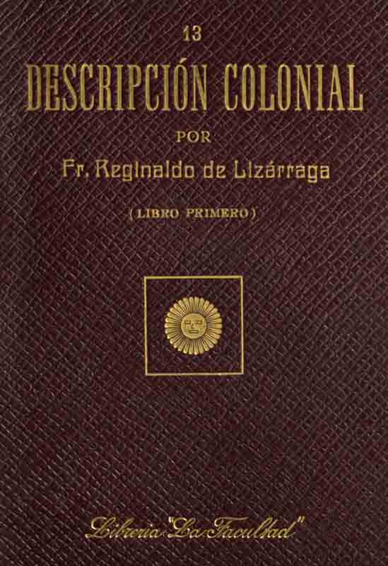 Descripción colonial, libro primero (1/2)