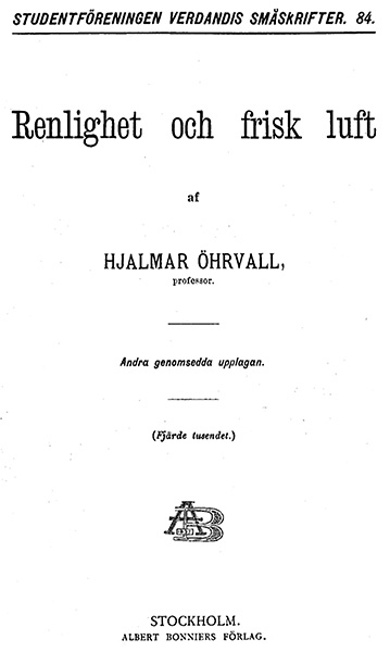 Renlighet och frisk luft Renlighet och frisk luft