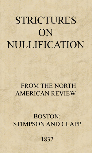Strictures on Nullification Strictures on Nullification