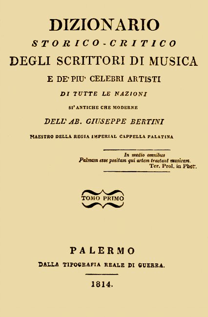 Dizionario storico-critico degli scrittori di musica e de' più celebri artisti, vol. 1
Di tutte le nazioni sì antiche che moderne