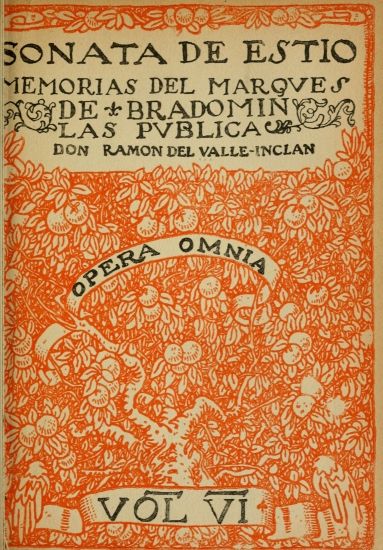 Sonata de estío: memorias del marqués de Bradomín Sonata de estío: memorias del marqués de Bradomín