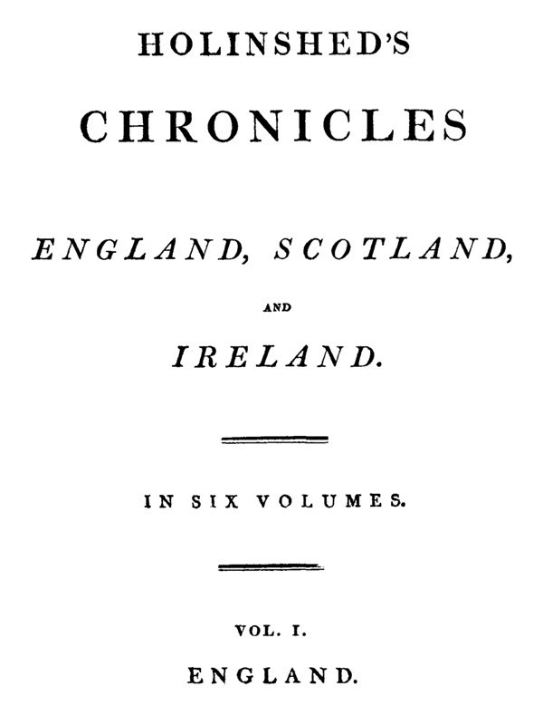 Chronicles (1 of 6): The Description of Britaine Chronicles (1 of 6): The Description of Britaine