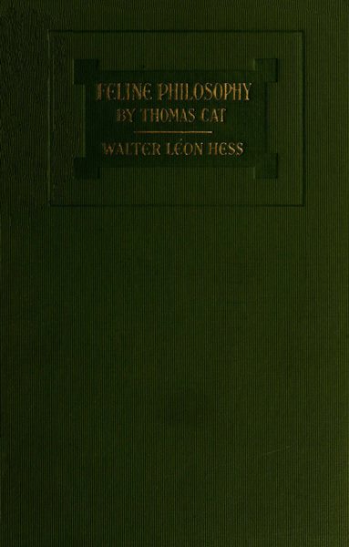 Feline Philosophy Feline Philosophy