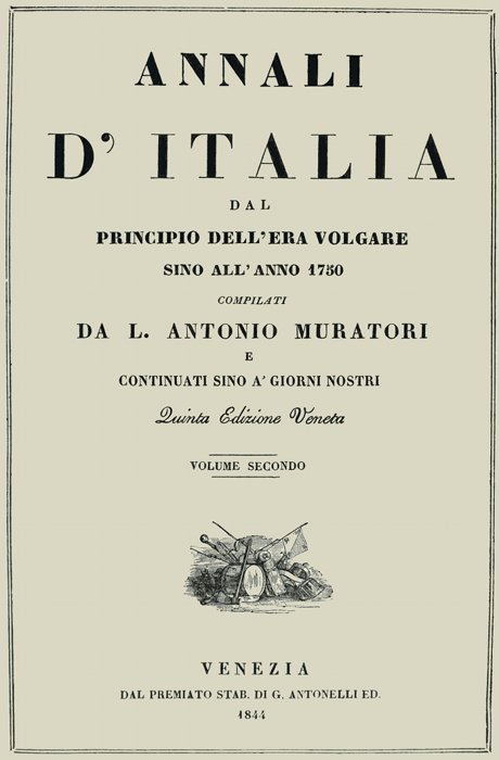 Annali d'Italia, vol. 2
dal principio dell'era volgare sino all'anno 1750