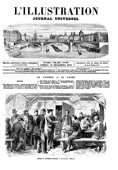 L'Illustration, No. 1607, 13 décembre 1873