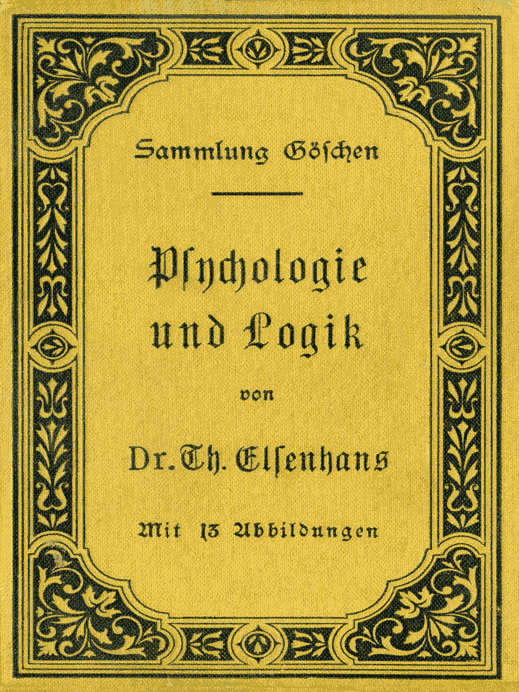 Psychologie und Logik: zur Einführung in die Philosophie