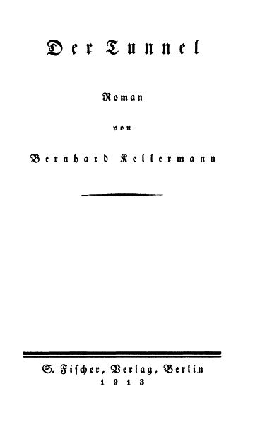 Tünel: Roman