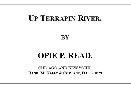 Up Terrapin River Up Terrapin River