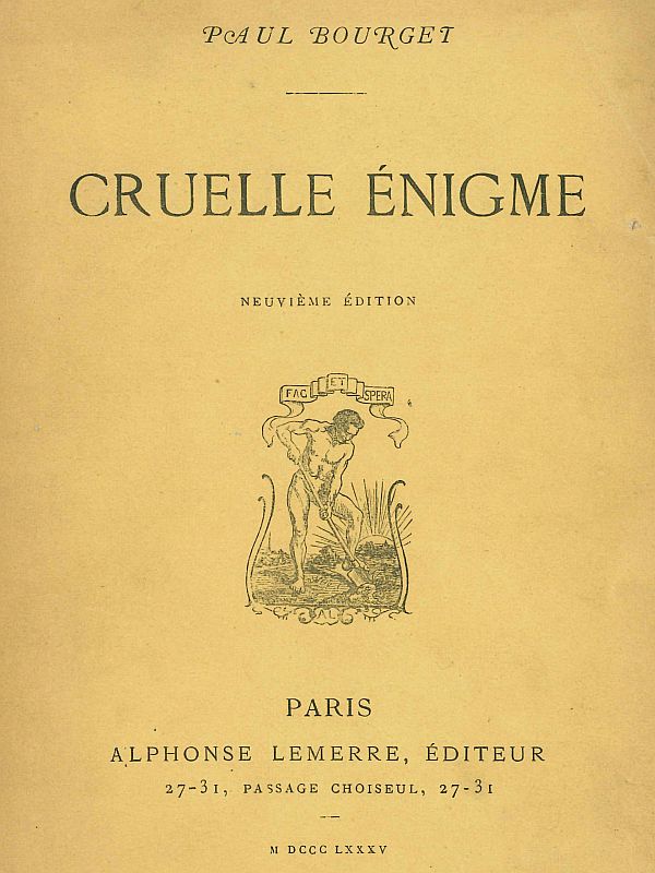 Cruelle Énigme Cruelle Énigme