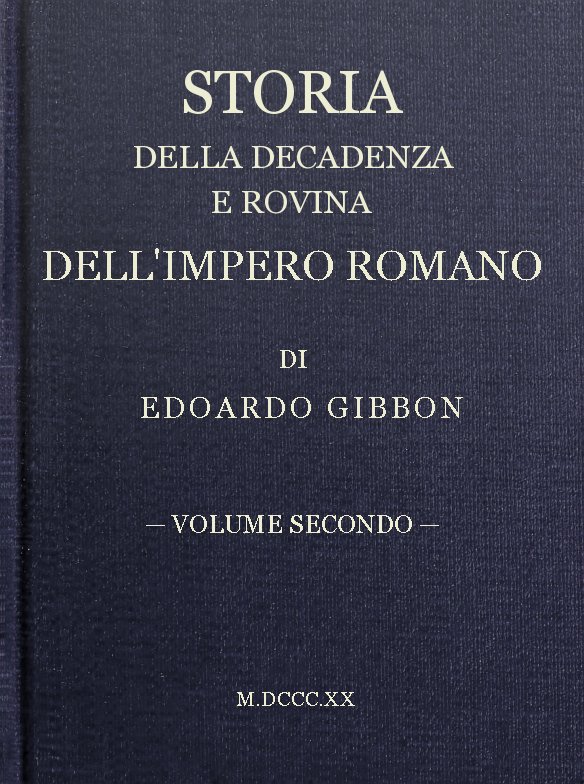 Storia della decadenza e rovina dell'impero romano, volume 02