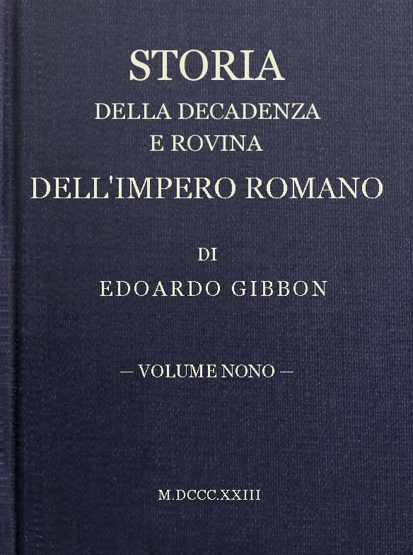 Storia della decadenza e rovina dell'impero romano, volume 09