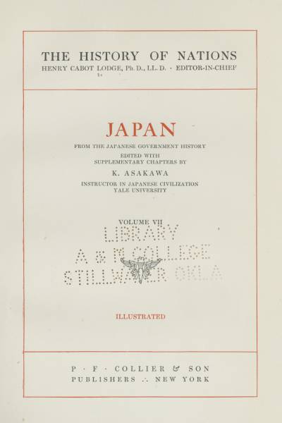 Japan: From the Japanese Government History