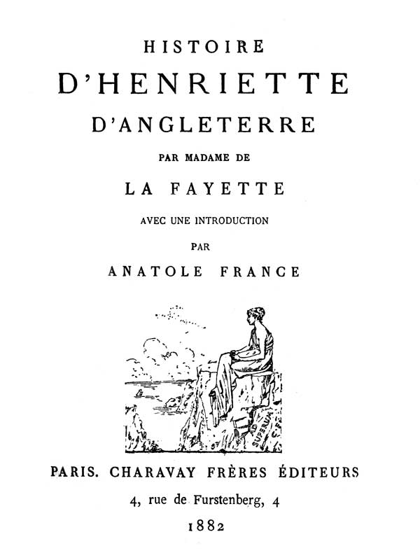 Histoire d'Henriette d'Angleterre