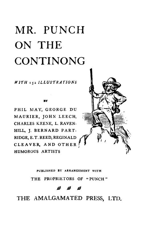 Mr. Punch on the Continong Mr. Punch on the Continong