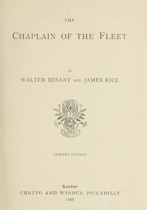 The Chaplain of the Fleet The Chaplain of the Fleet