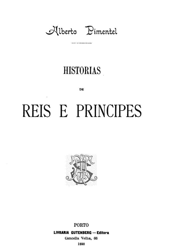Historias de Reis e Principes Historias de Reis e Principes