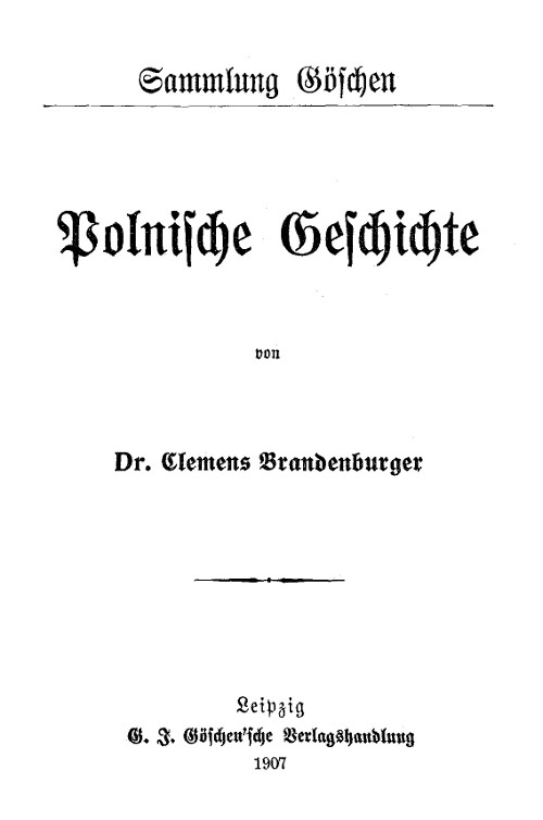 Polnische Geschichte Polnische Geschichte