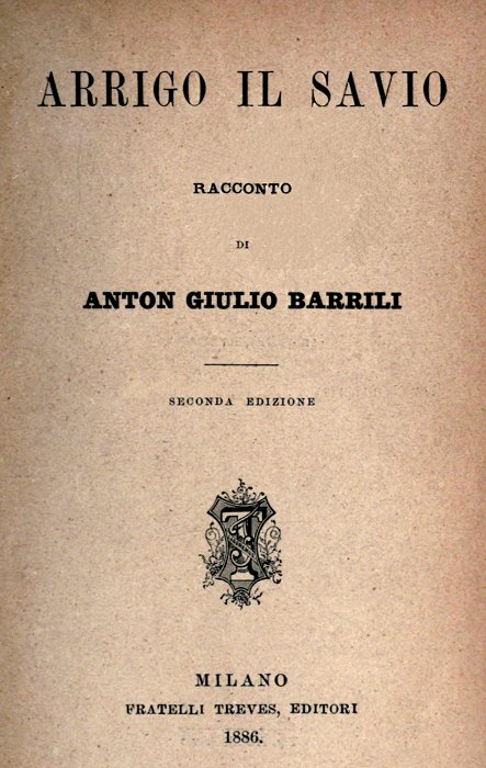 Arrigo the Wise Arrigo the Wise