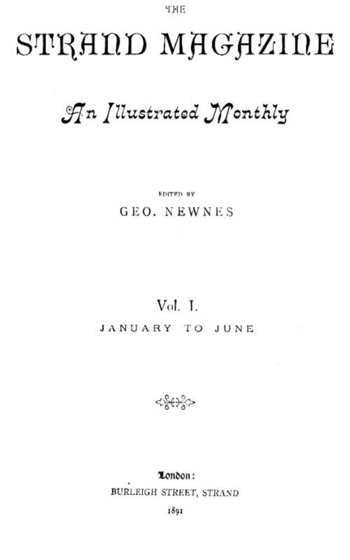 The Strand Dergisi, Cilt. 01, No. 06, Haziran 1891Resimli Aylık
