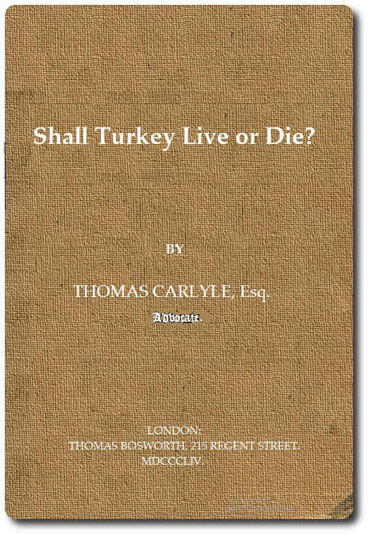 Shall Turkey Live or Die? Shall Turkey Live or Die?