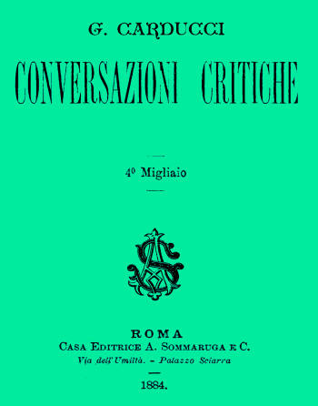 Conversazioni critiche Conversazioni critiche