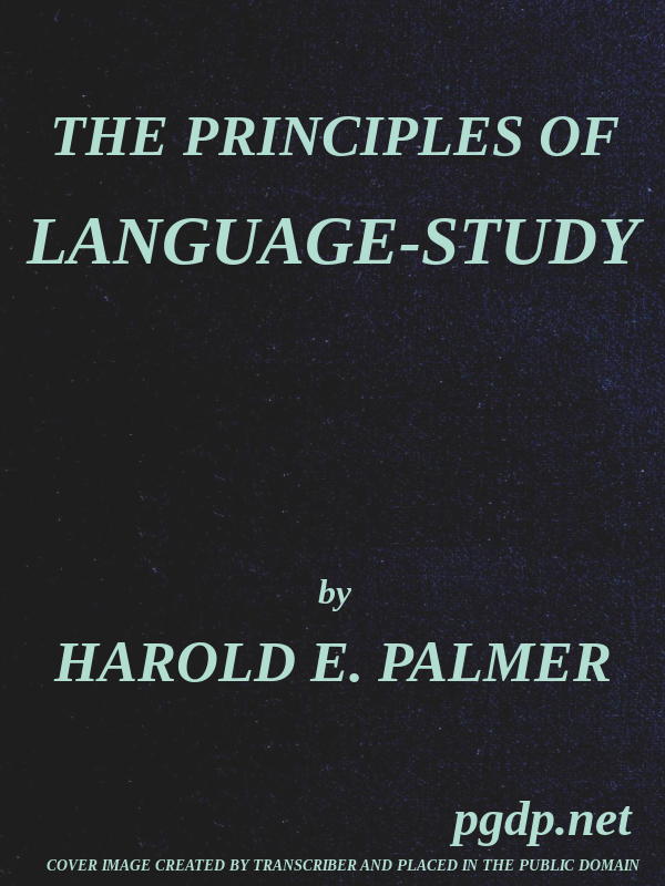 The Principles of Language-Study The Principles of Language-Study