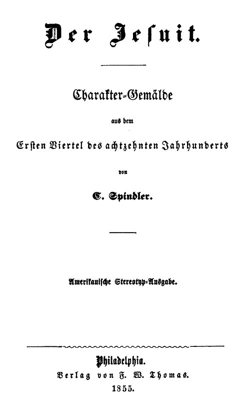 Der Jesuit
Charakter-Gemälde aus dem ersten Viertel des 18. Jahrhunderts
