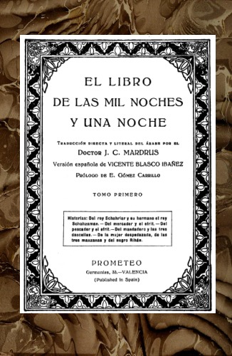 El libro de las mil noches y una noche; t. 1 El libro de las mil noches y una noche; t. 1