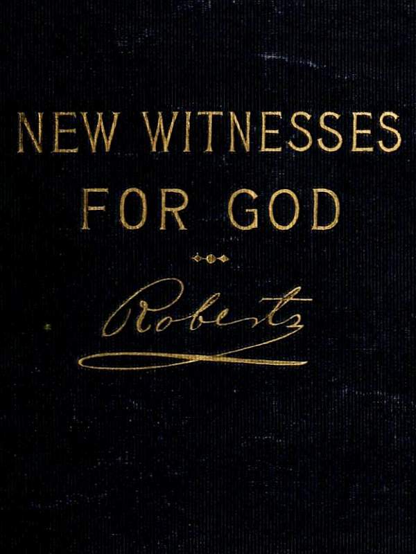 New Witnesses for God (Volume 2 of 3) New Witnesses for God (Volume 2 of 3)