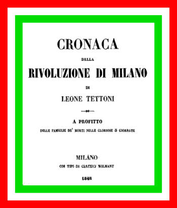 Cronaca della rivoluzione di Milano Cronaca della rivoluzione di Milano