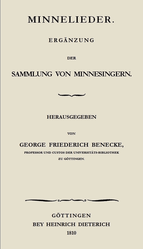Beyträge zur Kenntniss der altdeutschen Sprache und Litteratur. Erster Band. Theil 1. Beyträge zur Kenntniss der altdeutschen Sprache und Litteratur. Erster Band. Theil 1.