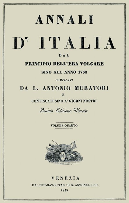 Annali d'Italia, vol. 4 dal principio dell'era volgare sino all'anno 1750 Annali d'Italia, vol. 4 dal principio dell'era volgare sino all'anno 1750