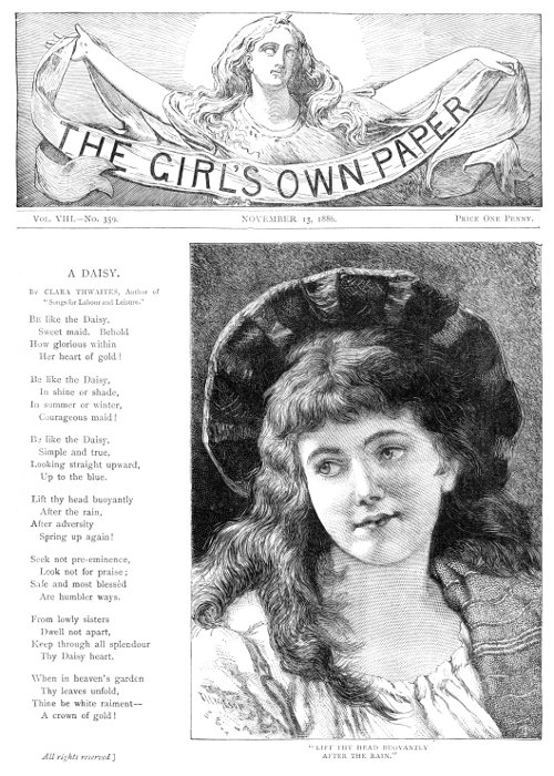 The Girl's Own Paper, Vol. VIII, No. 359, November 13, 1886 The Girl's Own Paper, Vol. VIII, No. 359, November 13, 1886