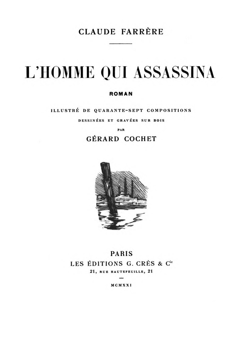 L'homme qui assassina: Roman L'homme qui assassina: Roman